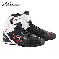 Alpinestars Faster3 a星摩托车四季骑行鞋机车鞋城市防摔摩托短靴骑士靴 123黑白红 40