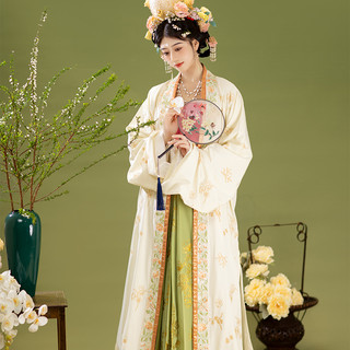 花朝记｜繁花琳琅｜宋制礼服｜印金填彩｜霞帔大袖衫百迭裙三裥裙