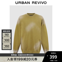 UR2024秋冬新款男装休闲风少年感圆领棉质长袖卫衣UML440173