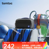 tomtoc国际米兰数码配件收纳包T13大容量数据线充电器整理包旅行洗漱包 驰骋黑 M号