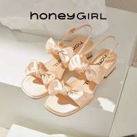 honeyGIRL 田莘 旗舰店新款单鞋百搭玛丽珍鞋
