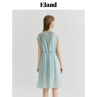 ELAND衣恋连衣裙女吊带内衬轻薄小半袖裙子24夏季新款