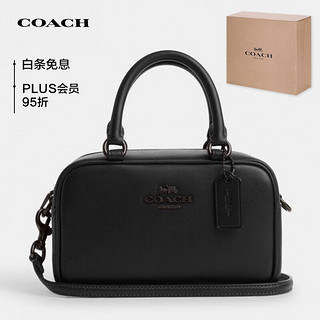 COACH 蔻驰 女士SATCHEL小号单肩手提斜挎包CT776JIBLK