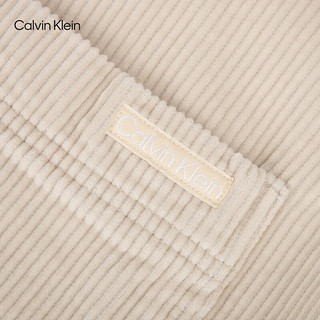 Calvin Klein Jeans【帅克衫】24秋季男士ck复古宽松纯棉灯芯绒衬衫J326678 PD7-卡其米 S