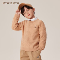 PawinPaw卡通小熊童装2024年秋冬新款男女童圆领毛衣舒适软糯