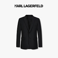 Karl Lagerfeld卡尔拉格斐2024秋季商务休闲西服老佛爷1K1C50302015 黑色 46