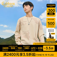 卡宾男装 花卉提花针织衫2024秋冬新款宽松线衫上衣潮流H 35