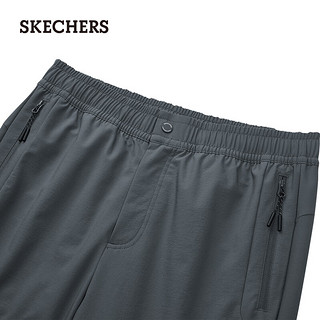 斯凯奇（Skechers）秋季男款防泼水经典百搭简约黑色P424M055 铁门灰/006L S