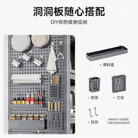 厨房置物架多功能家用微波炉落地多层收纳架货架橱柜锅架储物架子