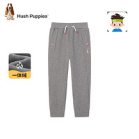 暇步士(Hush Puppies)童装儿童秋冬装裤子男女童简约百搭休闲长裤