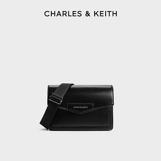 CHARLES & KEITH CHARLES&KEITH24秋新款CK2-80782422简约宽肩带斜挎小方包信封包