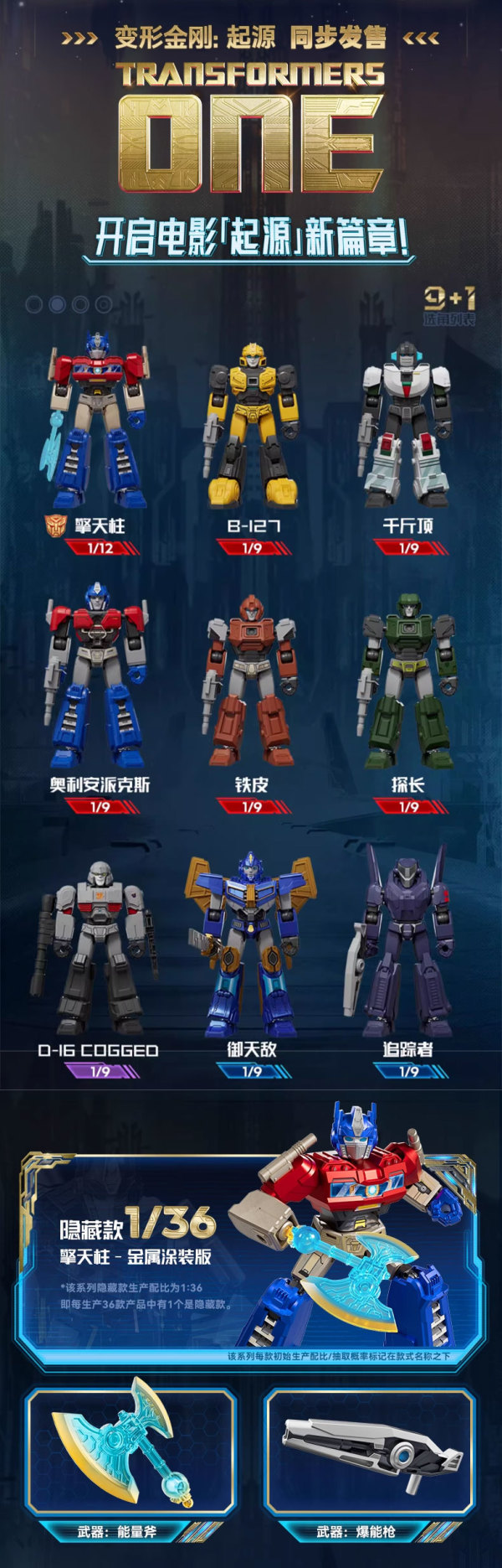 布鲁可 トランスフォーマー　群星版 第7弾 フルコンプ　10個セット 变形金刚群星版：第7弹起源WAVE 2（Galaxy Version）（布鲁可