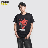 INSERT COIN赛博朋克2077强尼银手T恤 CDPR游戏周边授权