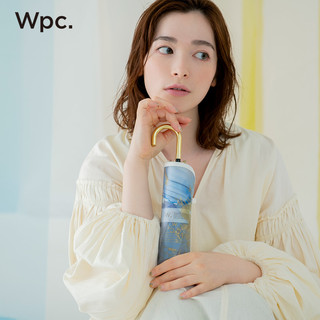 Wpc.水墨艺术透明雨伞复古弯钩高颜值折叠雨伞小巧便携时尚女