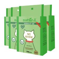 N1爱宠爱猫 纯豆腐猫砂除臭低尘快速吸水可冲厕所2.5kg