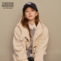 TEENIE WEENIE 小熊秋季轻奢毛衣针织衫 灰色