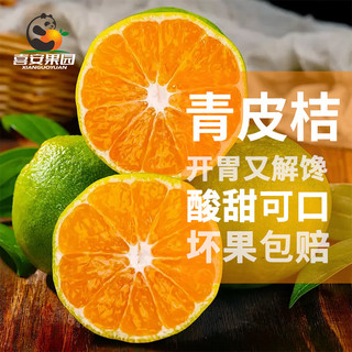 京鲜生四川青皮蜜橘 净重4.5斤 单果50-60mm 酸甜多汁 源头直发