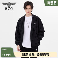 BOY LONDON秋24新品男女同款上衣满印宽松休闲潮牌外套N23051