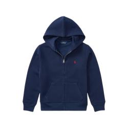 RALPH LAUREN 拉夫劳伦 大童款 抓绒全拉链连帽衫
