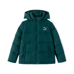 PUMA 彪马 儿童羽绒服T7拼接保暖时尚上衣男童女童中大童潮流耐磨柔软外套