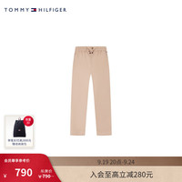 TOMMY HILFIGER24秋冬童装男经典双后袋抽绳腰运动休闲长裤TH2432216 浅卡其色547 L/160cm