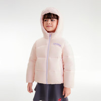 波司登（BOSIDENG）冬季羽绒服男女童简约风龙年红色可爱泡芙短保暖外套T30143860 浪漫粉1370 130/64