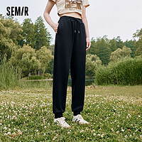 Semir 森马 [商场同款]森马休闲裤女慢跑长裤简约风运动卫裤时尚101523127099