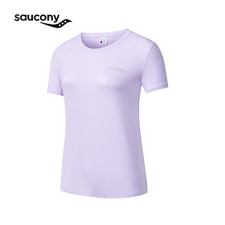 saucony 索康尼 她系列T恤女运动短袖针织衫