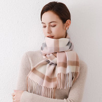 上海故事100%纯羊绒围巾女冬季女生2024cashmere围脖 33#
