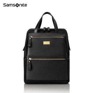 Samsonite 新秀丽 电脑包休闲双肩背包时尚可手提包黑色小号10.1英寸BT5