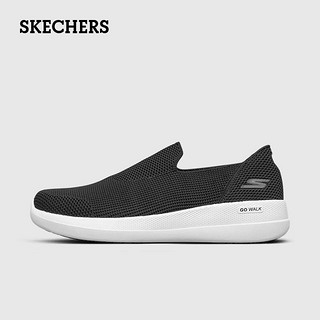 SKECHERS 斯凯奇 GO WALK男士一脚蹬透气缓震网面健步鞋舒适耐磨休闲鞋