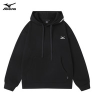 美津浓（MIZUNO）卫衣男加绒加厚秋冬款连帽户外外套冬季内搭男装上衣潮 XL
