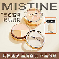 Mistine 蜜丝婷 遮瑕液三色遮瑕膏便携式不脱妆防汗遮斑黑眼圈正品