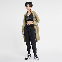 adidas NEO 时尚百搭女子梭织夹克连帽运动外套