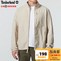 Timberland 外套男春秋款户外徒步通勤抓绒衣宽松休闲摇粒绒夹克A69KN A69KNCY2/沙色 2XL