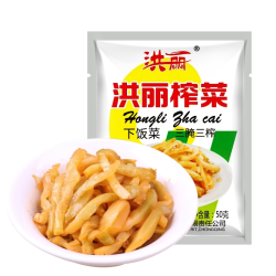 洪丽 榨菜丝 50g*10袋