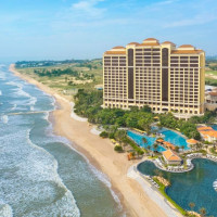 国庆/寒假等全程不加价！冬天去海边享受24-28℃的初夏！越南头顿河川洲际酒店3晚海景经典房+早餐