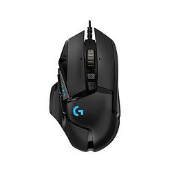 logitech 罗技 G502 HERO 游戏鼠标 RGB鼠标 宏定义可程英雄联盟APEX英雄联盟 G502HERO+游戏大桌垫+脚贴