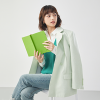网易严选2024秋季西装外套女小个子时尚休闲设计感气质小西服