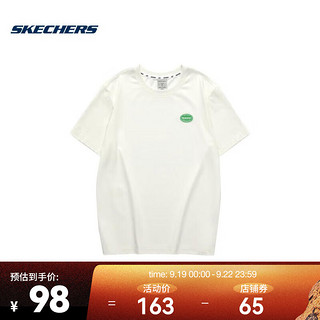 SKECHERS 斯凯奇 中性针织短袖T恤 L223U044-0074 L