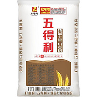 百亿补贴：五得利 臻品七星小麦粉25kg家用商用通用面粉50斤批发