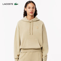 法国拉科斯特 LACOSTE女装24秋季时尚百搭棉质舒适连帽卫衣|SF2673 02S/奶咖色 36 /160