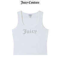 橘滋 Juicy Couture中LOGO烫钻背心