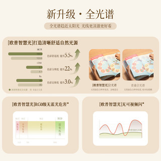 欧普照明 OPPLE欧普吊扇灯风扇灯客厅餐厅卧室简约现代LED隐形风扇吊灯杀菌冰风OH-FS 智控全光谱-杀菌/42寸1级能效-白