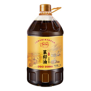 开门红 小榨浓香菜籽油  5L（约9.2斤装）