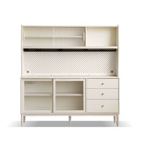 YESWOOD 源氏木语 Y220Q02 餐边柜组合 雅白 180*40*185cm 带公牛电轨款