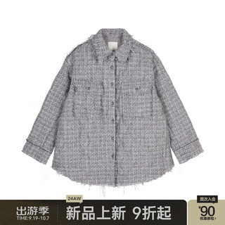 江南布衣 JNBY【商场同款】24冬新品羽绒服宽松衬衫领5O0C15360