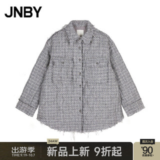 江南布衣 JNBY【商场同款】24冬新品羽绒服宽松衬衫领5O0C15360