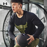 安德玛（Under Armour）/UA男士Project Rock强森男子长袖T恤1374847 002 M