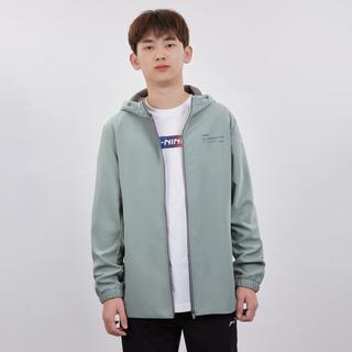 李宁 LI-NING机能全天候系列丨防风防泼水外套男子风衣加绒连帽长袖运动服